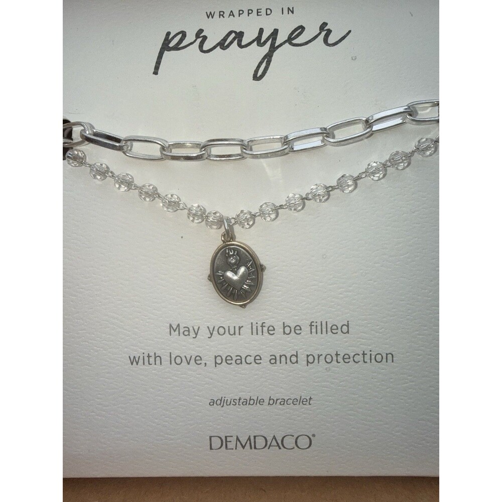 Demdaco Prayer Church Bracelet Loved Friendship Kindness Love